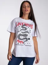 Comprar Remeron Algodon Con Estampa Love Bites Serpiente Mujer