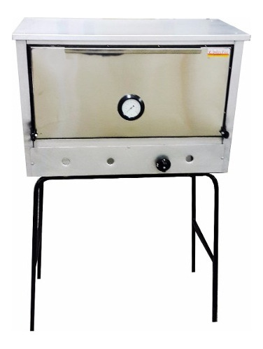 Horno Pizzero Rotisero 6 Moldes Frente De Acero Y Pie Oferta