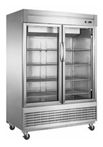 Refrigerador Vertical 2 Puertas De Cristal Migsa Ur-54c-2g