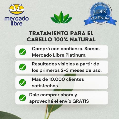 Imagen 2 de 10 de Tratamiento Para Crecimiento Del Cabello. Fértil