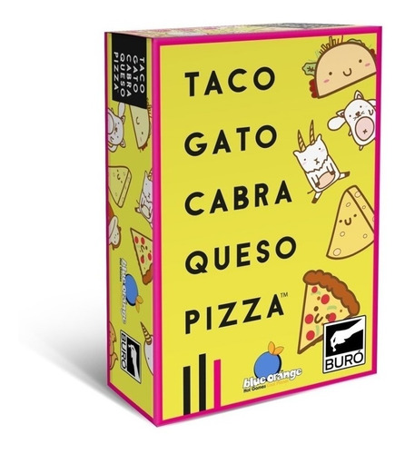 Taco Gato Cabra Queso Pizza - Buró - Juego De Mesa