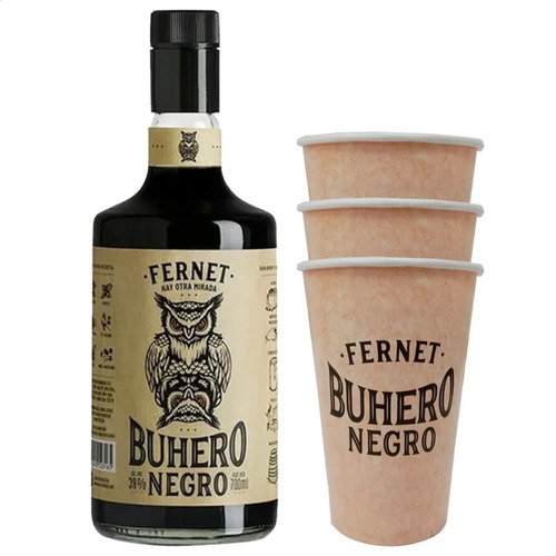 Promo 1 Fernet Buhero X700cc + Vasos