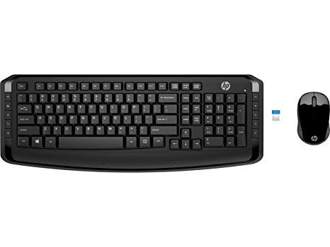Imagem 5 de 8 de Teclado E Mouse Sem Fio Wireless 300 Hp