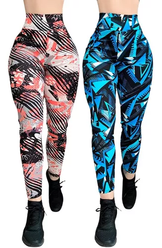 2 Mallas Lycra Leggins Mujer Gym Mayon Tallealto | Meses sin