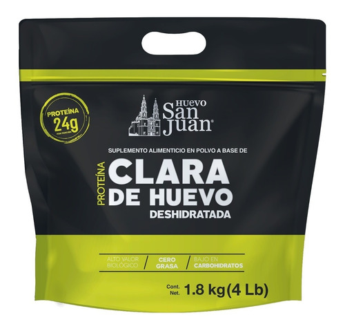 Bolsa Proteína Clara De Huevo Deshidratada 4lbs San Juan Fit
