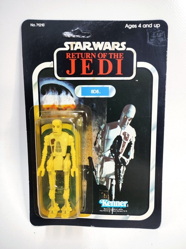 8d8 Droid, Star Wars Vintage, 1983, Sellado, No Envío 