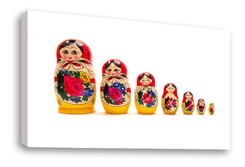 Cuadro Decorativo Canvas Moderno Matryoshka 1