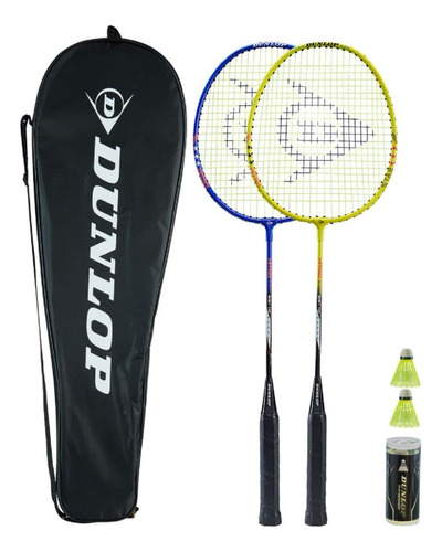 Dunlop Sports Nitro-star Ssx 1.0 - Juego De Bdminton Para 4