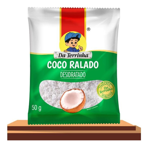 Coco Ralado Desidratado Da Terrinha 50g