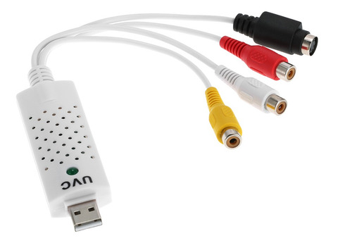 Adaptador De Conversor De Vídeo Hd Da Placa De Captura De Áu