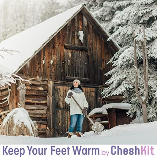 Cheshkit Calcetines Térmicos Suaves Con Forro Para Botas Al