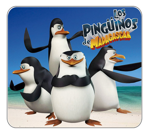 Mouse Pad Pinguinos Madagascar Pelicula Regalo Infantil 1416