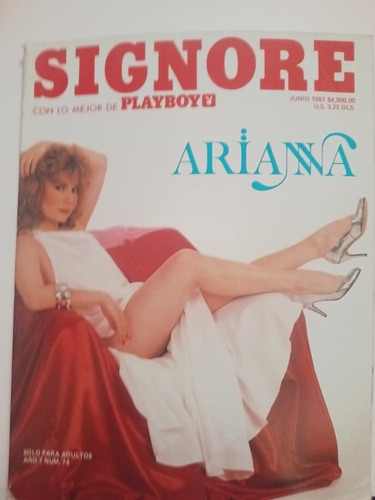 Arianna En Signore Playboy Junio 1987