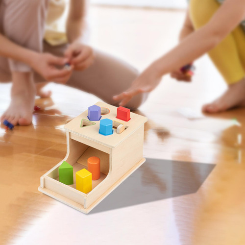 Caja De Permanencia De Objetos De Juguete Para Bebés De 6 A