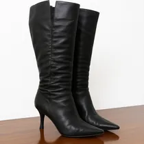 Comprar Botas De Mujer, Paruolo, Caña Alta, Color Negro, Cuero