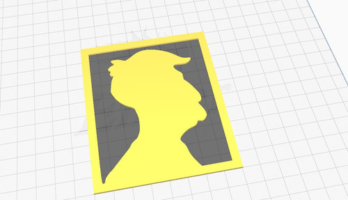 Los Simpsons Skinner Silueta Archivo Stl Impresion 3d