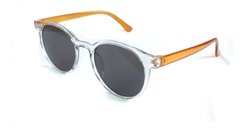 Lentes De Sol Citadina Anteojos Mujer Redondos Uv400 Lentes Ibiza Transparente Caramelo