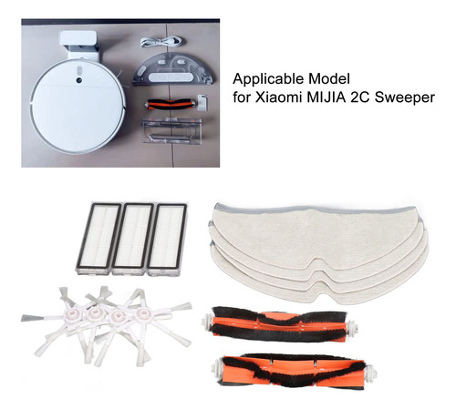 Kit De Reemplazo Para Aspiradora Xiaomi Mijia 2c 2 Cepillos