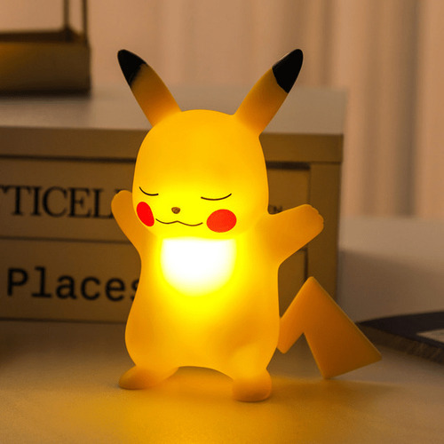 Pokemon Lámpara De Luz Nocturna Led Pikachu