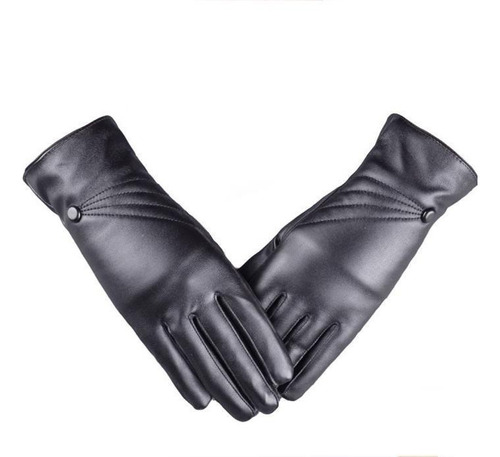 . Guantes De Piel De Lujo For Mujer Y Niña, De Invierno, Su