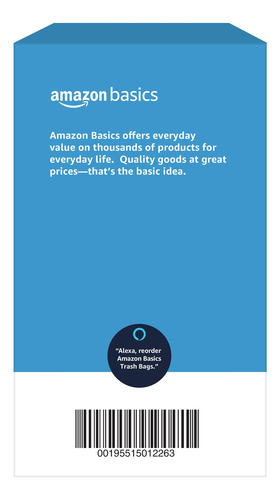 Sacos De Lixo Amazon Basics 30 Galões E 50 Unidades Com Cord