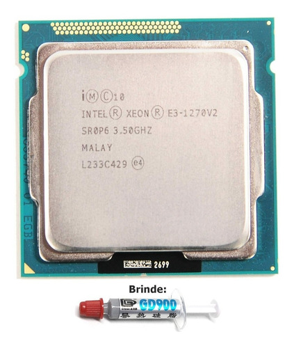Imagem 1 de 1 de Processador Gamer Intel Xeon E3-1270 V2 4 Núcleos E 3.5ghz 