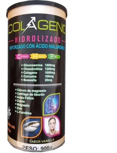 Colágeno Hidrolizado + Ácido Hialurónico En Polvo Sin Gluten