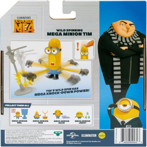 Mi Villano Favorito 4 Giro Salvaje Mega Minion Tim