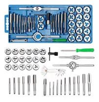 Comprar IBOA Kit 40 Pcs Jogo De Tarrachas E Cossinetes Macho E Fêmea - Conjunto Completo de Ferramentas para Reparo e Manutenção de Veículos, Incluindo Chaves de Vela, Soquetes e Acessórios.