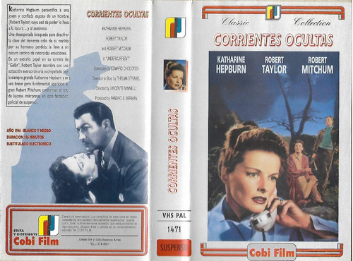 Corrientes Ocultas Vhs Katharine Hepburn Robert Mitchum