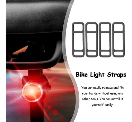 Banda De Silicona Para Bicicleta Correas De Montaje De Silic