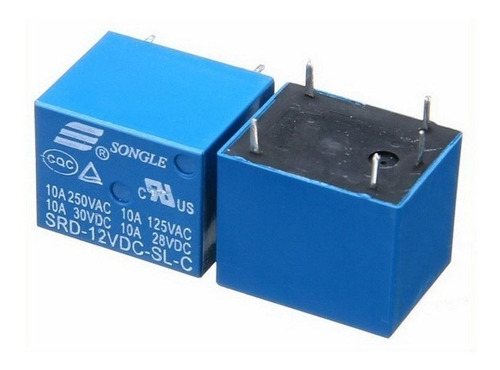 Relevador 12v Dc Srd-12vdc-sl-c Cdmx Electrónica