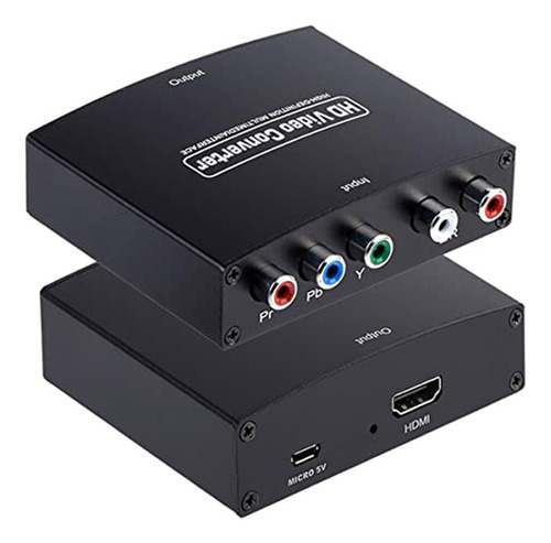 Convertidor De Componentes A Hdmi, Adaptador Portta Ypbpr A