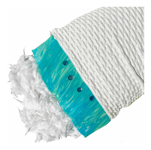 Almohada Memory Foam Dreamor King Size Funda De Bambú