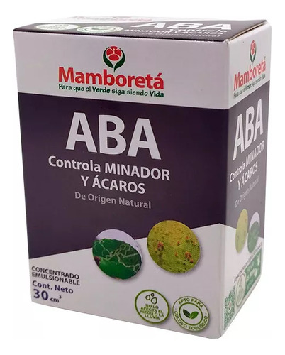 Mamboreta Aba Acaricida Insecticida Sistemico Arañuela 30cc