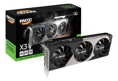 Placa De Video Inno3d Geforce Rtx 5080 X3 16gb Gddr7 256bits