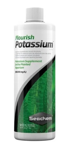 Seachem Flourish Potassium 500ml Potassio P Aquario Plantado