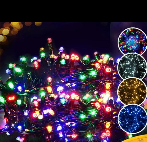 Luces Navideñas 300 Led . Calidas, Blancas, Azúl 