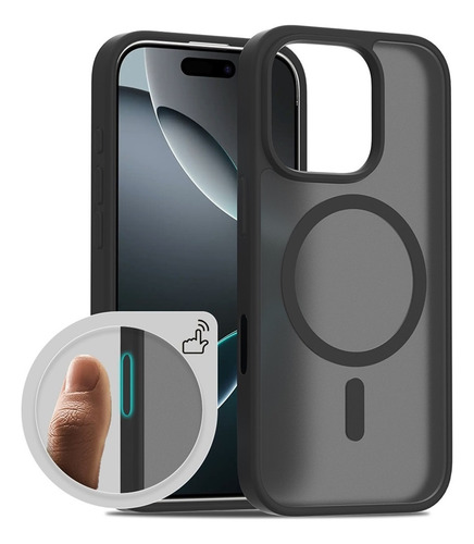 For iPhone 16 Pro Max Tacto Suave Botón Inteligente