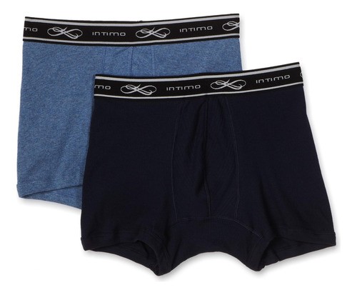 Intimo Mens 2 Pack Calzoncillos Tipo Bóxer Para Hombre, Deni