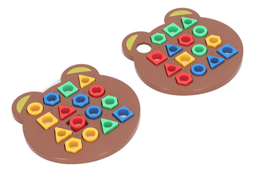Juego De Combinación De Formas, 2 Piezas, Tablas De Rompecab