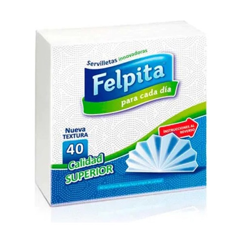 Servilletas Blancas Felpita X40 Unidades