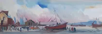 Comprar Pintor Acuarelista Luis Vicencio,  Obra De Arte.  Ancud.