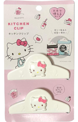 Sanrio Hello Kitty - Juego De Pinzas De Plástico Para Alimen