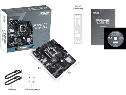 Tarjeta Madre Asus Prime H610m-k Intel 1700 Ddr4 Micro Atx