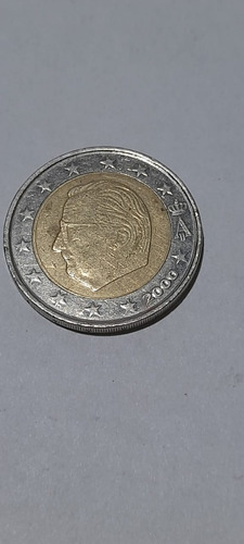 Moneda Belgica 2 Euros 2000
