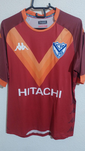 Camiseta Velez Sarsfield Kappa 2020 Hitachi Roja Nar Talle M