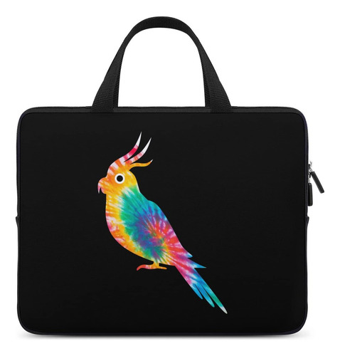 Tie Dye Cockatiel Laptop Bag Fashion Computer Case Bolso Asa