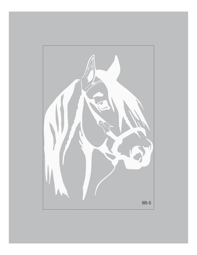Calcos Con Relieve Para Autos, Lunetas Serie Caballos