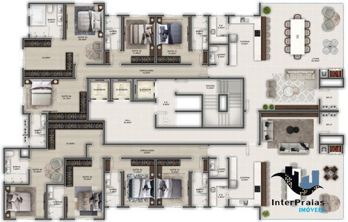 Imagem 16 de 16 de Apartamento Padrão Com 3 Quartos No Gran Bellagio - 850217-v